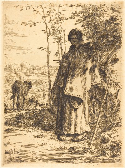 La grande bergère - Jean Francois Millet
