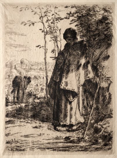 La grande bergère - Jean Francois Millet