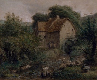 Le vieux moulin - Jean Francois Millet