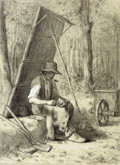 Le répareur de route - Jean Francois Millet