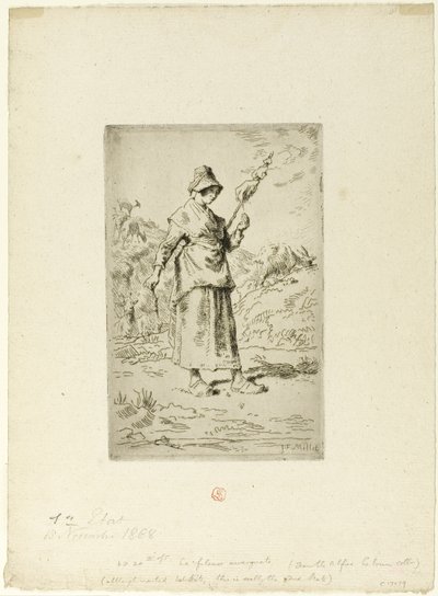 Le fou - Jean Francois Millet