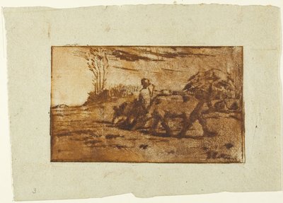 Les deux vaches - Jean Francois Millet