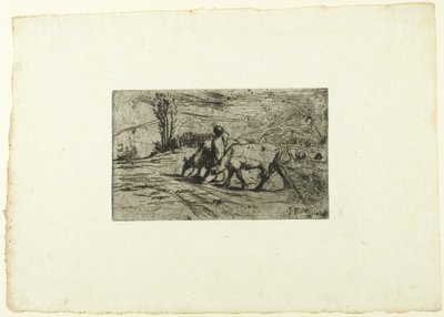 Les deux vaches - Jean Francois Millet