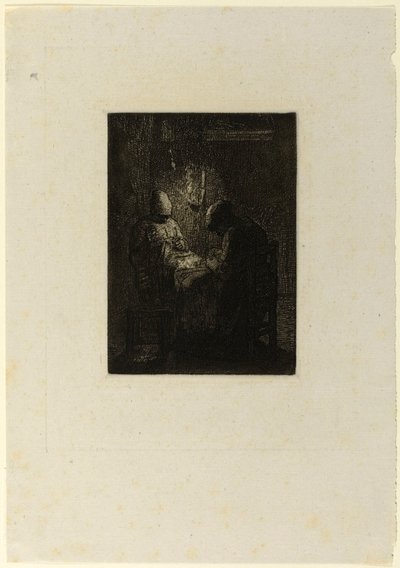La Veille - Jean Francois Millet