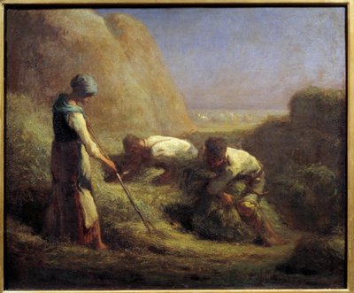 Les bateliers de foin - Jean Francois Millet
