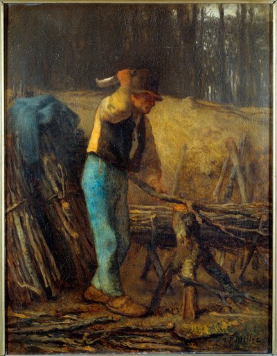 Le fendeur de bois - Jean Francois Millet