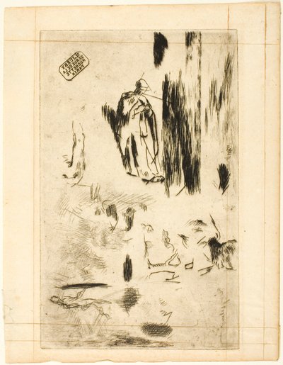 Divers croquis - Jean Francois Millet