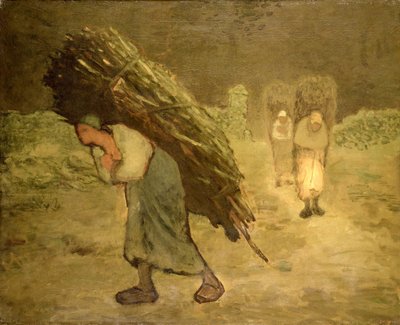 Hiver : Les ramasseurs de fagots - Jean Francois Millet