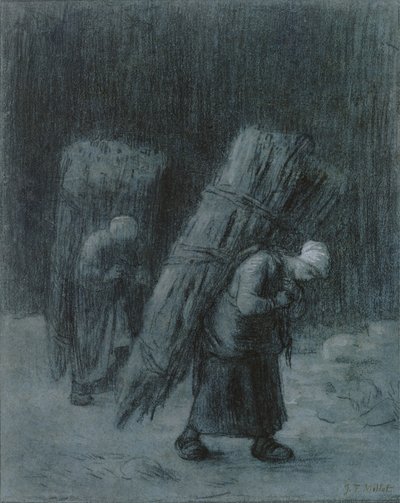Femmes portant des branches, c.1858 - Jean Francois Millet