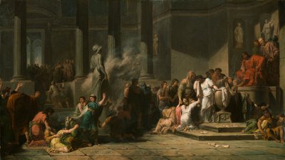 Filles athéniennes tirant au sort, 18e siècle - Jean François Pierre Peyron