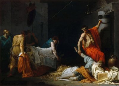 Les funérailles de Miltiade - Jean François Pierre Peyron