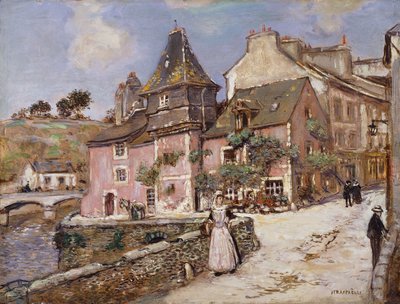 Scène de ville bretonne - Jean Francois Raffaelli