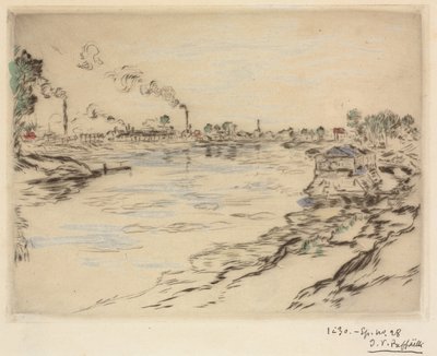 La Seine, à Asnières - Jean Francois Raffaelli