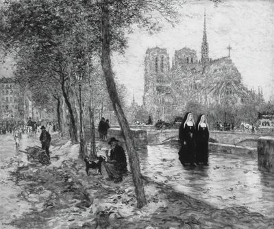 Notre-Dame de Paris - Jean Francois Raffaelli
