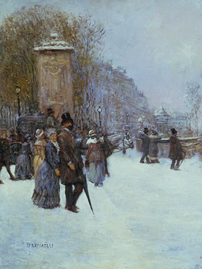 La Promenade à Paris - Jean Francois Raffaelli