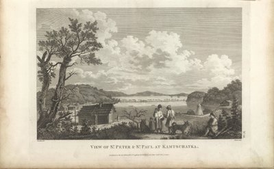 Vue du port de Petropavlovsk, années 1780 - Jean Francois de Galaup La Perouse