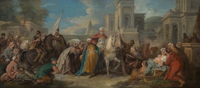 Le triomphe de Mardochée, vers 1736 - Jean François de Troy