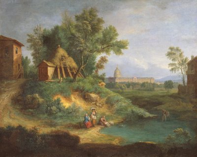 Hôtel des Invalides, vue de la Grenouillère - Jean Francois, the Younger Millet