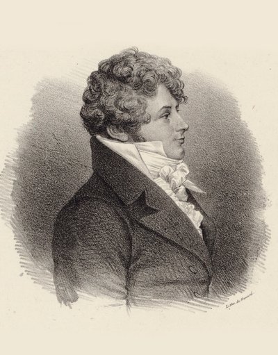 Portrait du pianiste et compositeur Daniel Steibelt 1765-1823, 1834 - Jean François Benard