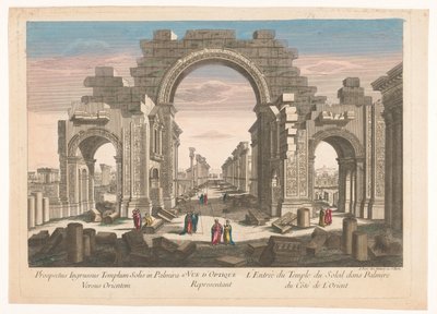 Vue de la ruine de l