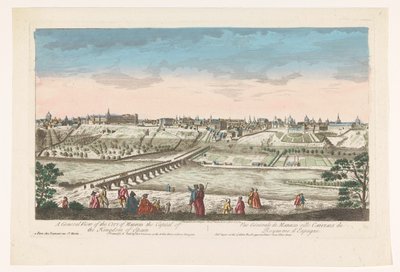 Vue générale de la ville de Madrid - Jean François Daumont