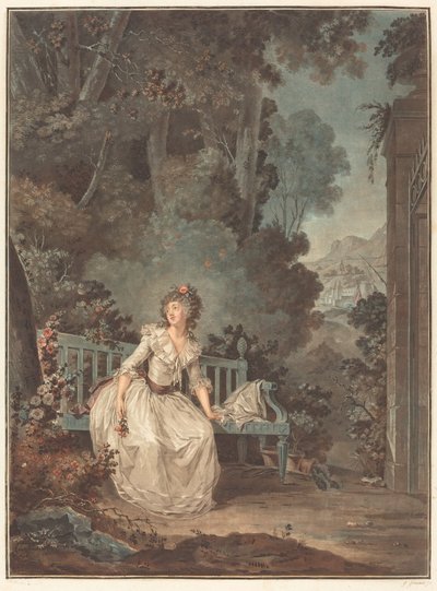 Nina, ou La Folle par amour - Jean François Janinet after Claude Hoin