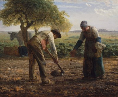 Planteurs de pommes de terre - Jean Francois Millet