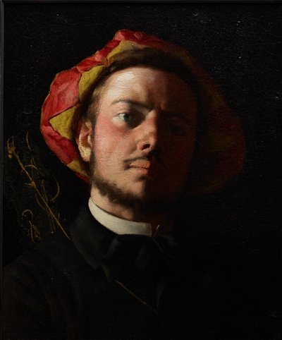 Portrait de Paul Verlaine en troubadour - Jean Frederic Bazille