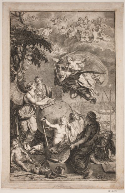 Allégorie de la navigation - Jean Frederic Herman