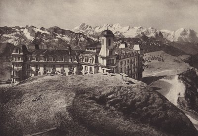 Hotel Rigi Kulm, Blick auf Berneralpen - Jean Gaberell