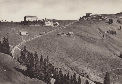 Hôtel Rigi Staffel, chemin de fer électrique Arth Rigi - Jean Gaberell