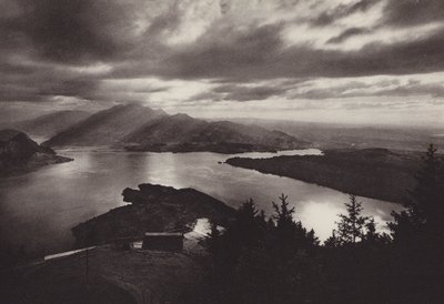 Rigi Kaltbad, ambiance du soir avec vue depuis le Kanzeli - Jean Gaberell