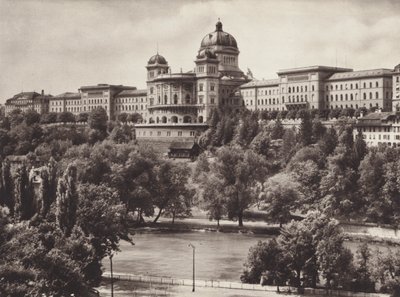 Suisse : Berne, le Palais fédéral suisse - Jean Gaberell