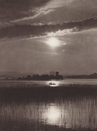 Suisse : Le lac de Zurich, soir - Jean Gaberell