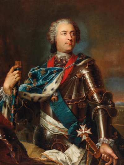 Portrait du roi Louis XV de France 1710-1774 - Jean Gaspard Heilmann