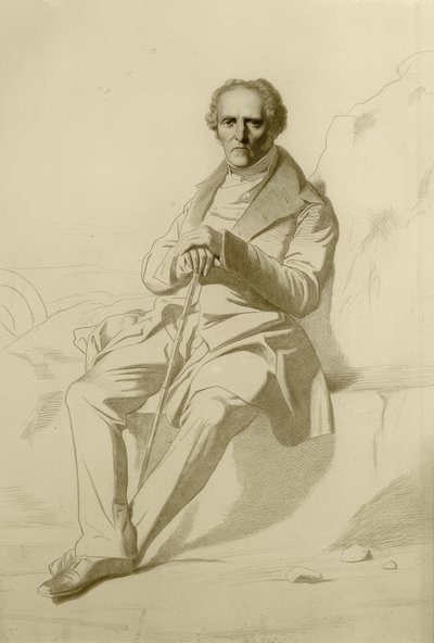 Portrait de Charles Fourier - Jean Francois Gigoux