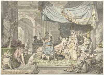 Antiochus tente de cacher son amour pour sa mère Stratonice - Jean Grandjean