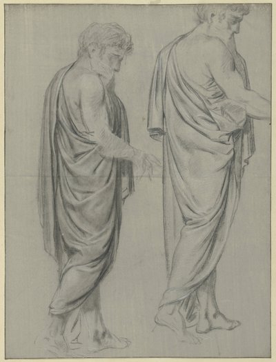 Deux études de draperie d