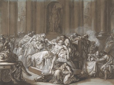 La mort de Sénèque - Jean Guillaume Moitte