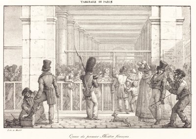 Queue du premier Théâtre français - Jean Henri Marlet
