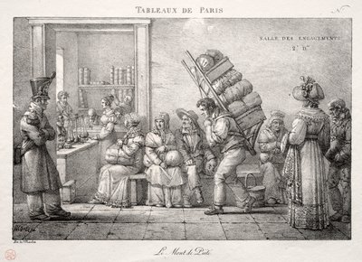Scènes de Paris : Le Mont-de-Piété - Jean Henri Marlet