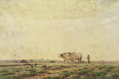 Les Premiers Sillons, Haute Alsace ou Le Laboureur, 1883 - Jean Henri Zuber