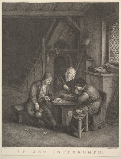 Le Jeu interrompu, 1730-68 - Jean Heudelot