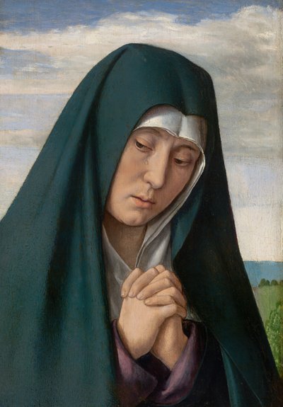 Fragment de Christ portant la croix : Vierge en deuil, 150005 - Jean Hey