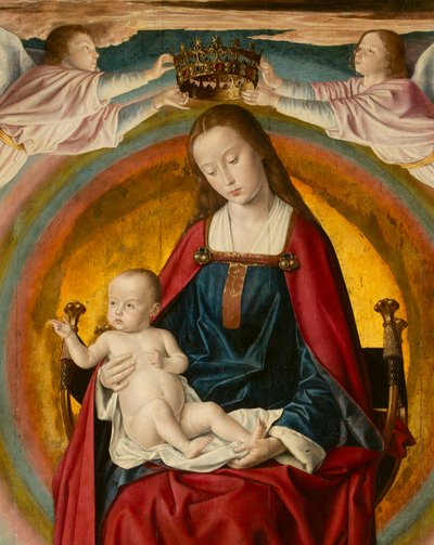 La Vierge en Gloire (détail) - Jean Hey