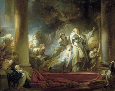 Le sacrifice de Caliroe - Jean Honore Fragonard