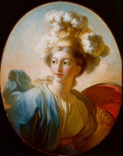 La déesse Minerve - Jean Honore Fragonard