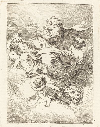 Saint Marc - Jean Honoré Fragonard after Giovanni Lanfranco