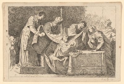 La circoncision - Jean Honoré Fragonard after Jacopo Tintoretto