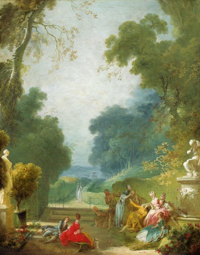 Un jeu de Hot Cockles, vers 1775-80 - Jean Honore Fragonard